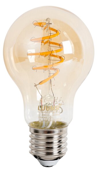 Set 5 becuri Becuri LED inteligente E27 reglabile A60 chihlimbar 4.9W 320lm 2500K