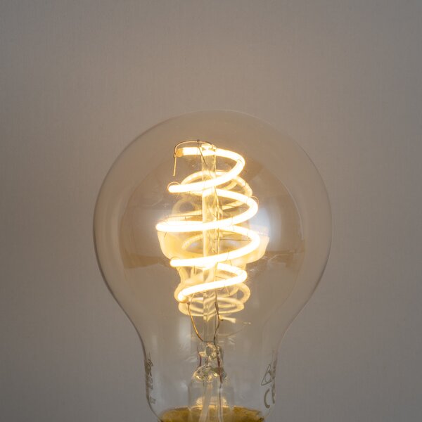 Set 5 becuri Becuri LED inteligente E27 reglabile A60 chihlimbar 4.9W 320lm 2500K