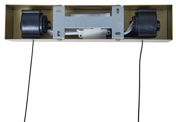 Lampă suspendată modernă alamă, incl. LED, reglabilă în 3 trepte, Easylift - Straight