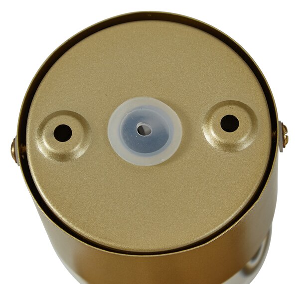 Lampă de perete de design alamă, inclusiv LED IP44 - Lens