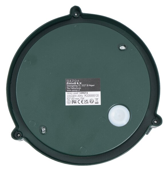 Lampă de exterior de perete și de plafon verde închis rotundă IP44 - Noutica