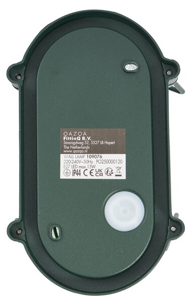 Lampă de exterior de perete și de plafon verde închis ovală IP44 - Noutica