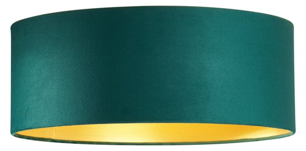 Plafonieră modernă verde catifea 40cm incl. LED cu 3 trepte de intensitate luminoasă - Sue