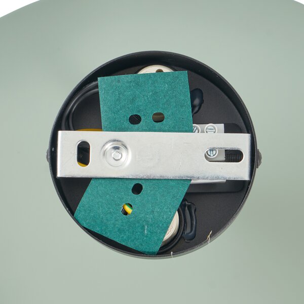 Lampă de perete de design verde organic 32cm 2 lumini - Pulley