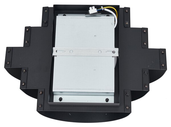 Lampă de perete modernă neagră cu LED inclus, cu 3 trepte de intensitate luminoasă - Lines
