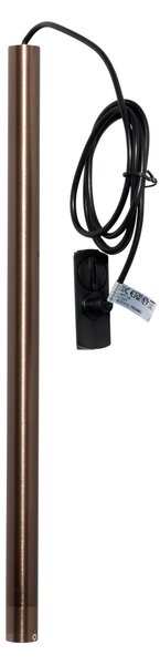 Lampă modernă pandantiv bronz închis pentru sistem de șină monofazat - Iconic Frini