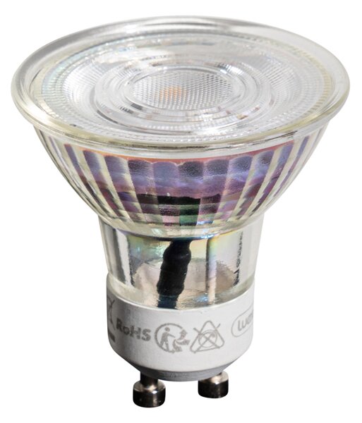 Set de 5 becuri LED GU10 50mm clare 3.5W 330 lm 3000K