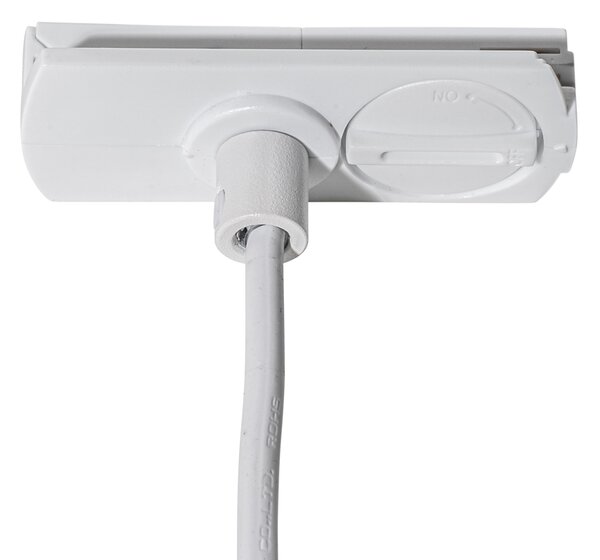 Pendantă modernă albă pentru sistem de șine monofazat - Iconic Frini