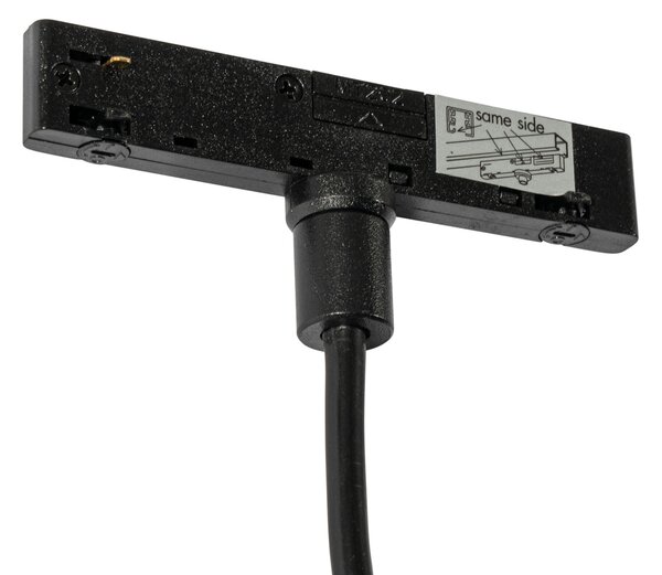 Pendantă modernă neagră și bej pentru sistem de șine monofazat - Slimline Keno