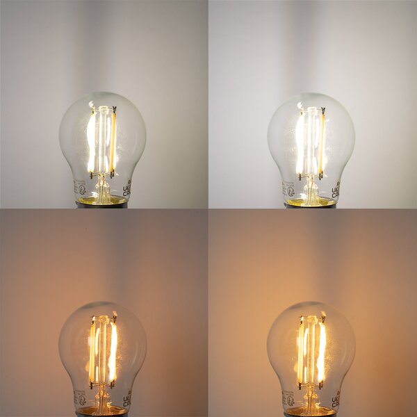 Set de 5 becuri LED inteligente E27 P45 4,5W 470 lm 1800-4000K
