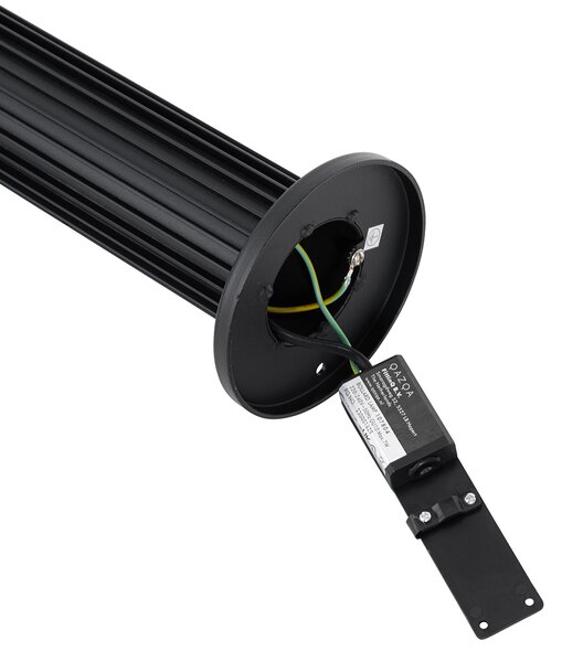Stâlp de exterior negru de design 50 cm IP44 - Boris