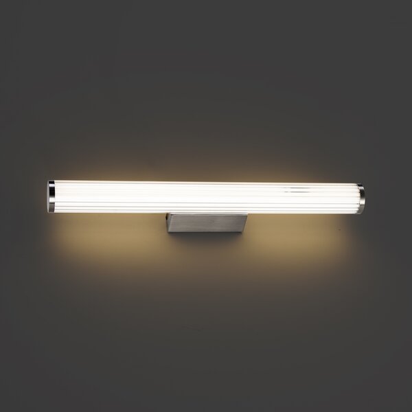 Lampă de perete retro Gunmetal 60,4 cm incl. LED IP44 - Coco