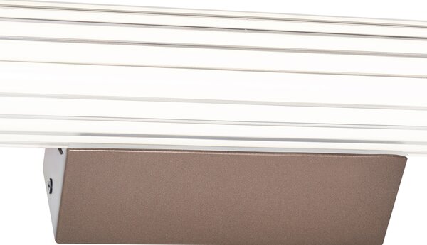 Lampă de perete retro bronz 60,4 cm incl. LED IP44 - Coco