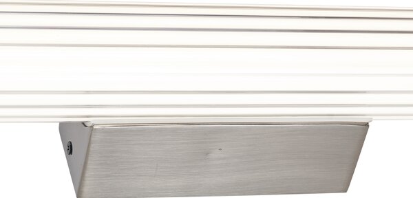 Lampă de perete retro Gunmetal 60,4 cm incl. LED IP44 - Coco