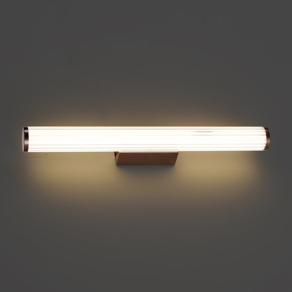Lampă de perete retro bronz 60,4 cm incl. LED IP44 - Coco