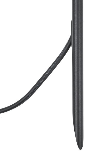 Spot cu țăruș negru 40cm incl. LED reglabil IP65 incl. cablu și ștecher - Carl