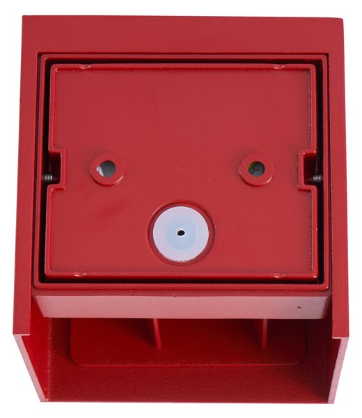 Lampă de perete modernă de exterior roșu închis, cu LED IP54 - Edwin