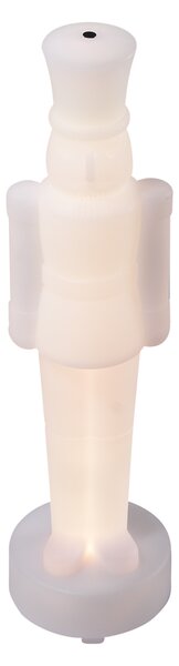 Lampă de masă de Crăciun albă, cu LED, cu dimmer și reîncărcabilă RGBW-IC - Nutcracker