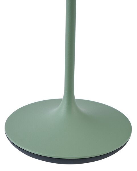 Lampă de masă verde, incl. LED IP65 reîncărcabilă cu stație de încărcare - Bass