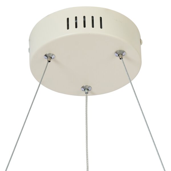 Lampa suspendată scandinavă bej 72cm incl. LED cu 3 trepte de intensitate luminoasă - Circuit
