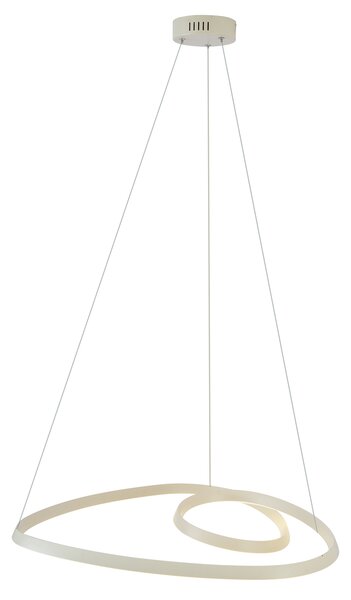Lampa suspendată scandinavă bej 72cm incl. LED cu 3 trepte de intensitate luminoasă - Circuit