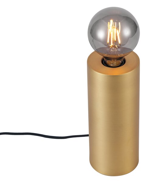 Lampă de masă modernă alamă 24cm - Cylinder