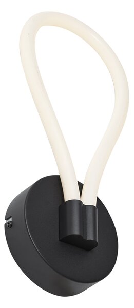 Lampă de perete modernă neagră, incl. LED, cu 3 trepte de intensitate luminoasă - Keri