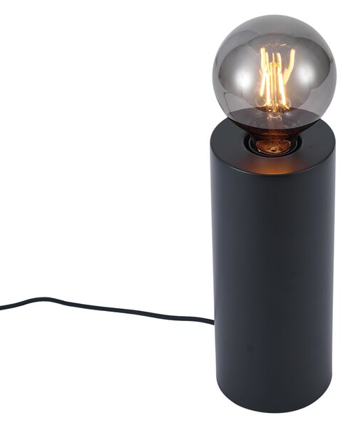 Lampă de masă modernă neagră 24cm - Cylinder