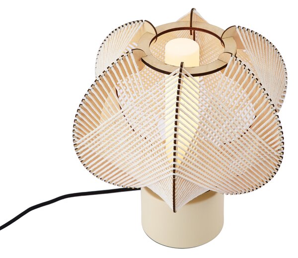 Lampă de masă Japandi bej 32 cm - Gertie
