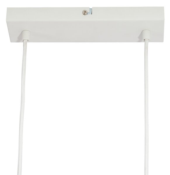Lampă suspendată modernă cu imprimeu lemn cu alb 6 lumini - Jeana Straight