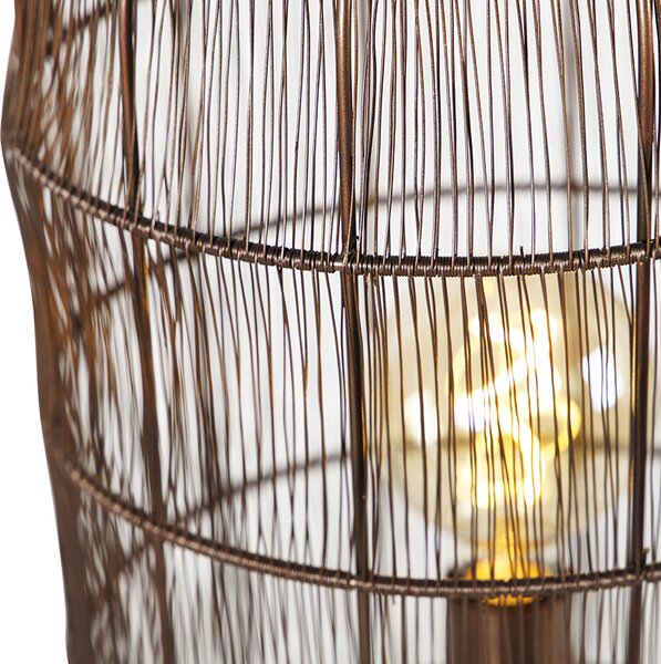 Lampa de podea moderna cu trepied din cupru - Redo