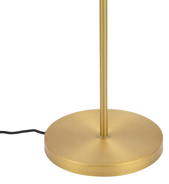 Lampă de podea de design bronz cu sticlă transparentă - Domo