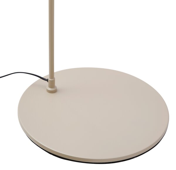 Lampă de podea retro bej cu interior alb - Triangolo