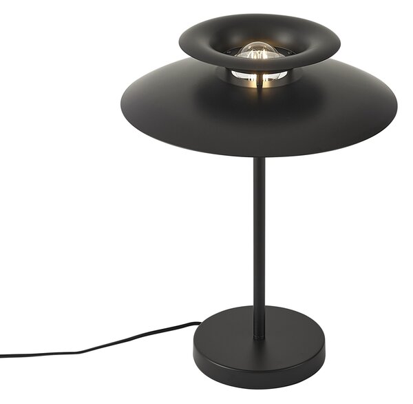 Lampă de masă retro din oțel negru 45cm - Pauly