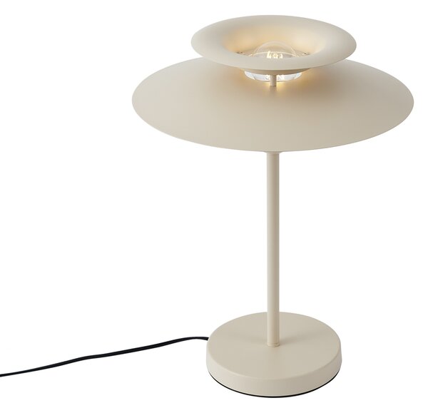 Lampă de masă retro bej din oțel 45 cm - Pauly