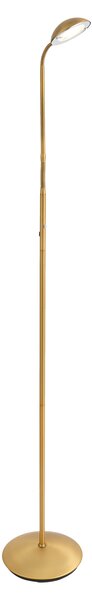 Lampă de podea modernă bronz incl. LED reîncărcabilă cu dimmer în 3 trepte - Waldorf