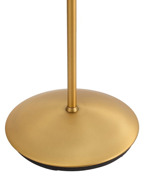 Lampă de podea modernă bronz incl. LED reîncărcabilă cu dimmer în 3 trepte - Waldorf