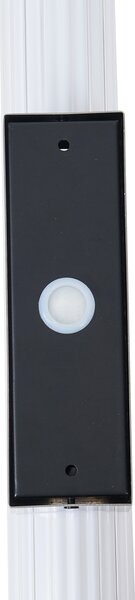 Lampă de perete retro Gunmetal 80,4 cm incl. LED IP44 - Coco