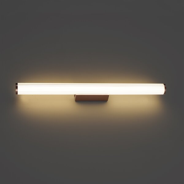 Lampă de perete retro bronz 80,4 cm incl. LED IP44 - Coco