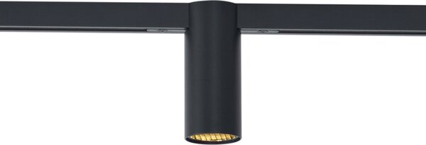 Spot modern negru pentru sistem de șină monofazat GU10 35mm - Slimline Nubee Honey