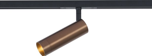 Spot modern bronz închis pentru sistem de șină monofazat GU10 35mm - Slimline Uzzy