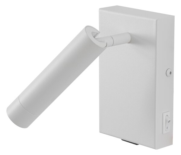 Lampă de perete modernă albă reglabilă cu USB-C - Croft