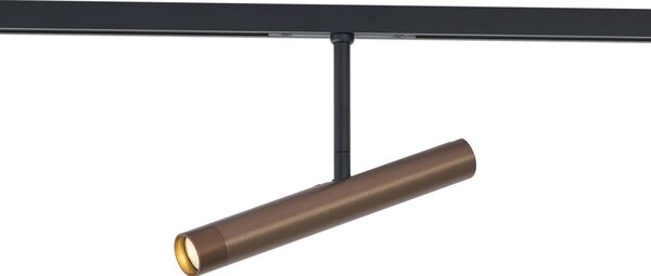 Spot modern bronz închis pentru sistem de șină monofazat - Slimline Avery