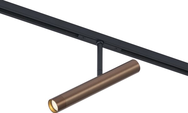 Spot modern bronz închis pentru sistem de șină monofazat - Slimline Avery
