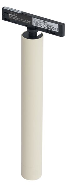 Spot modern bej cu negru pentru sistem de șină monofazat - Slimline Avery