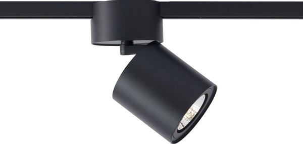 Spot modern negru pentru sistem de șină monofazat GU10 70mm - Iconic Roto