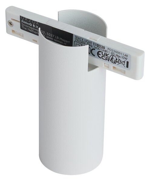 Spot modern alb pentru sistem de șină monofazat GU10 35mm - Slimline Nubee Honey