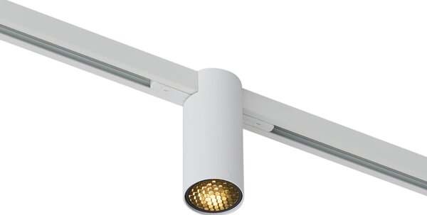 Spot modern alb pentru sistem de șină monofazat GU10 35mm - Slimline Nubee Honey