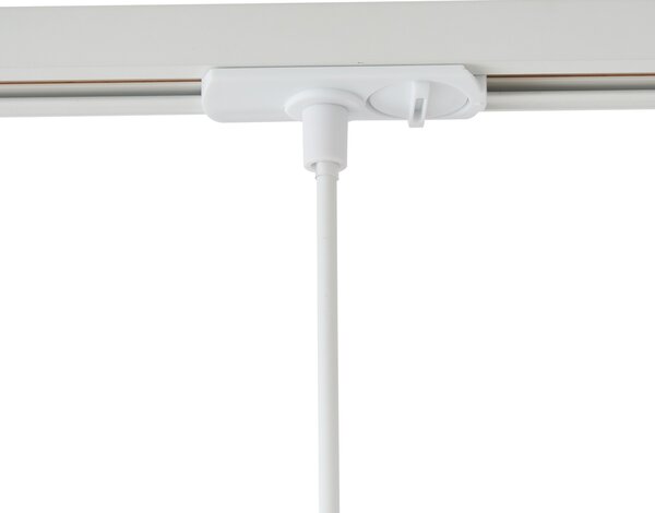 Lampă suspendată modernă bej cu alb pentru sistem de șină monofazat GU10 70mm - Iconic Holt