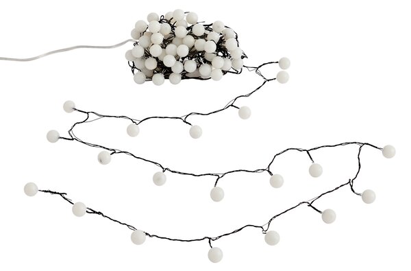 Ghirlandă luminoasă de Crăciun verde cu 100 LED-uri albe 5m IP44 - Dasher